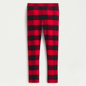 J. Crew Crewcuts Stretch Velvet Leggings Buffalo
